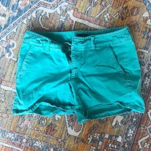 American Eagle Size 2 teal shorts